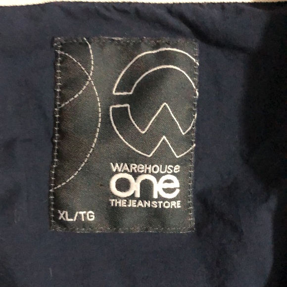 Warehouse one XL mens button up dress shirt with sleeve detail - Picture 2 of 4